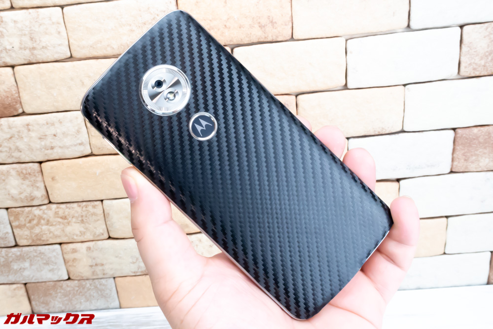 moto g6 PLAYのフィルムをキレイに貼ることが出来ました