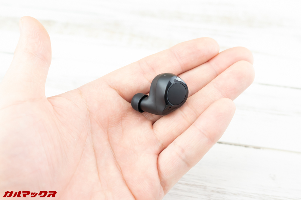 Dudios Zeus TWSは小型なのに3.5時間の連続再生が可能。