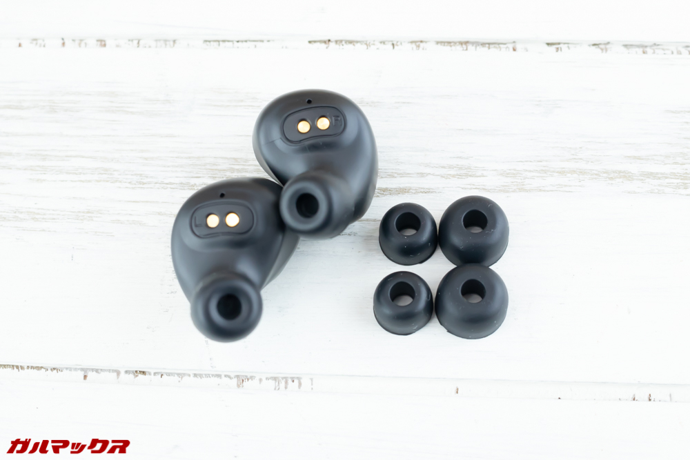 Dudios Zeus TWSのイヤーピースは3サイズが付属