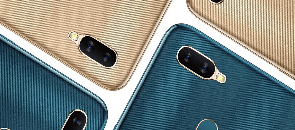 OPPO AX7は背面デザインが美しい。