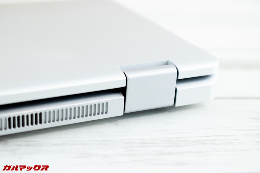 One Mix 2Sは剛性力の高いヒンジを搭載しています。