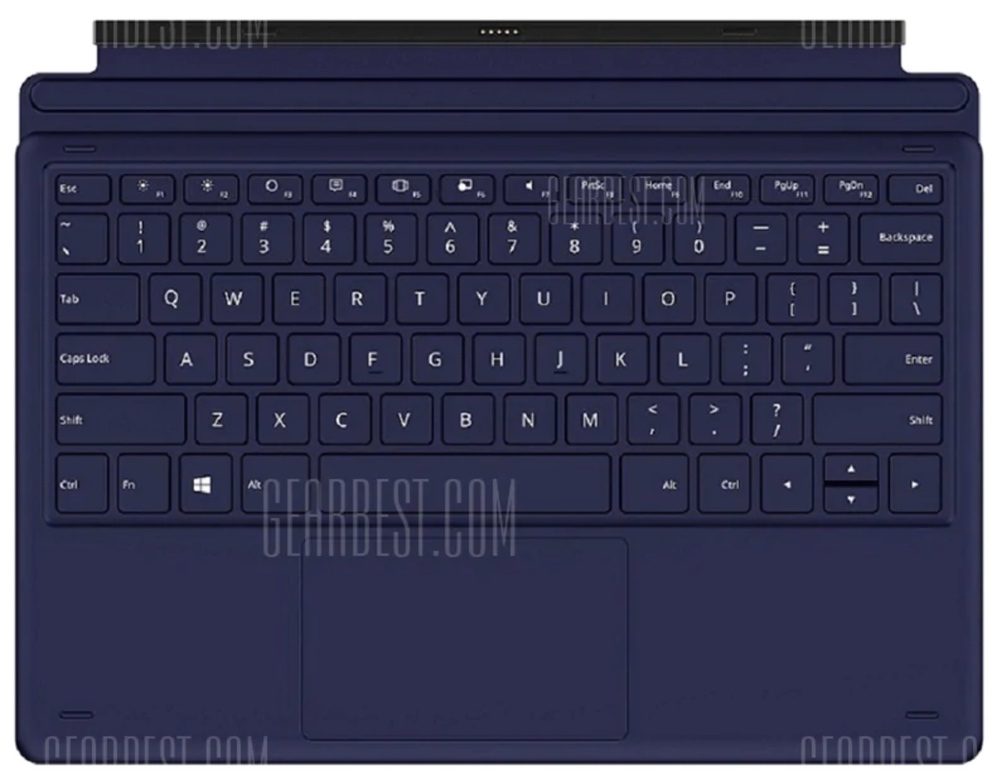 Teclast X6 Proの専用キーボードはUS配列のみでローマ字入力必須です。