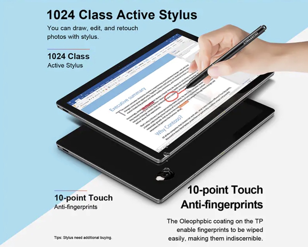 Teclast X6 Proは感圧式のsutairasuペン入力に対応しています!