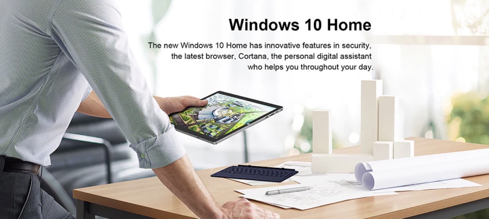 Teclast X6 ProはWindows 10 Homeを搭載。