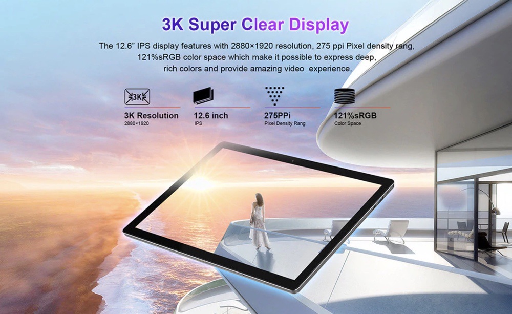 m3-7Y30は12.3型の3Kディスプレイを搭載!