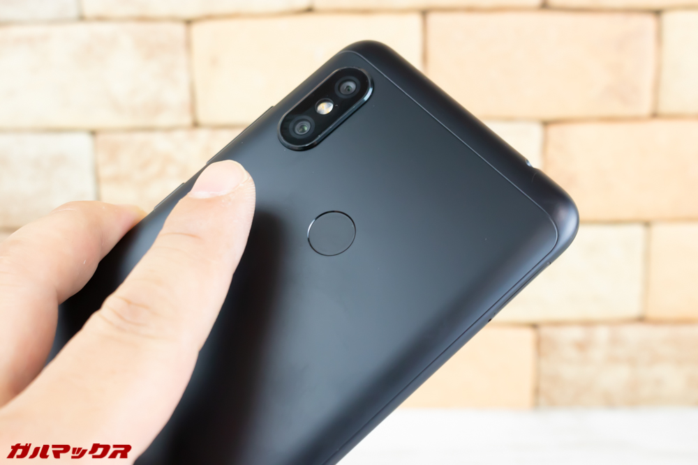 Xiaomi Redmi Note 6 Proの指紋認証はスピートも精度も高い。