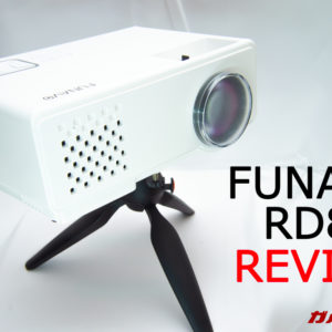 FUNAVO製RD815プロジェクターのレビュー！ホームシアターを安価に簡単構築！