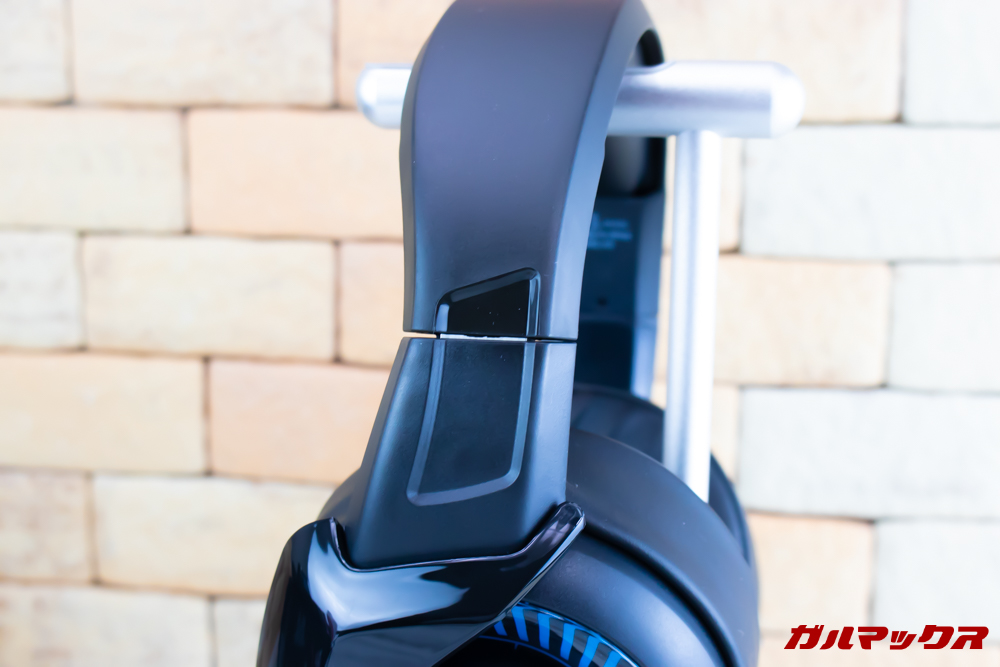 ONIKUMA K6は可動する部分に金属パーツを採用