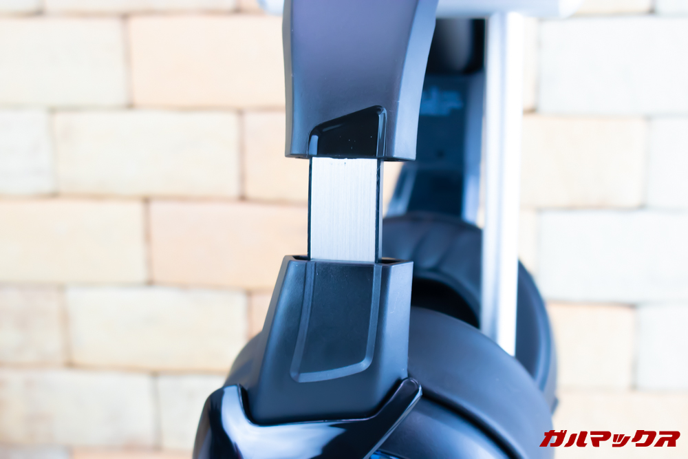 ONIKUMA K6可動部分に金属パーツを採用しているので耐久性も高そうです。