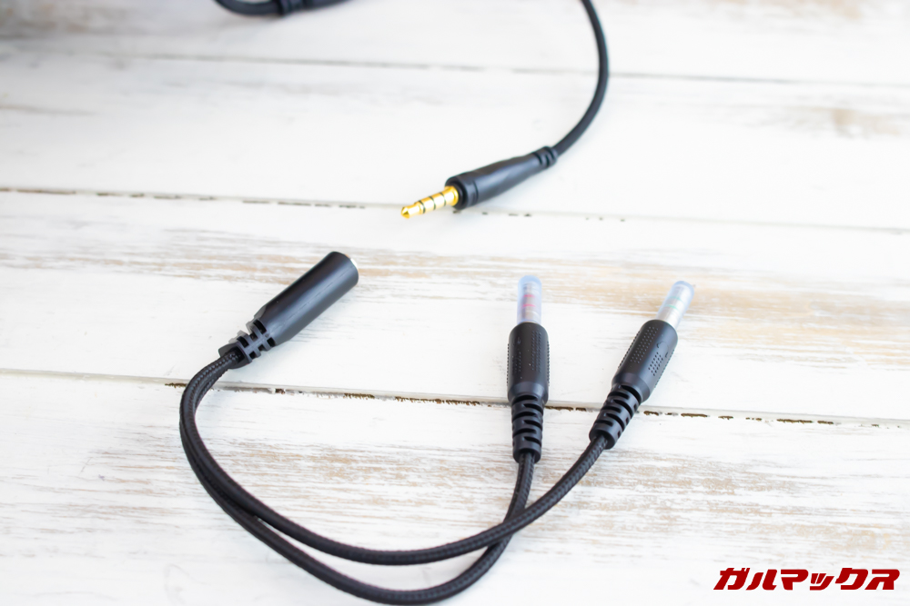 ONIKUMA K6はイヤホンジャックにも挿すことが出来ます。