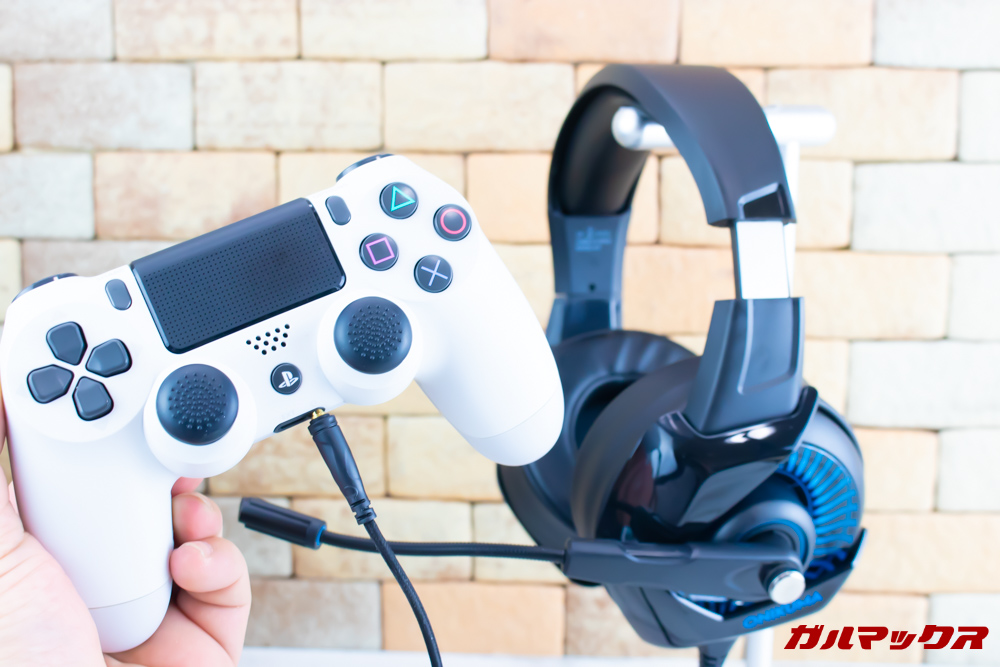 ONIKUMA K6はPS4にも簡単に接続出来ます。