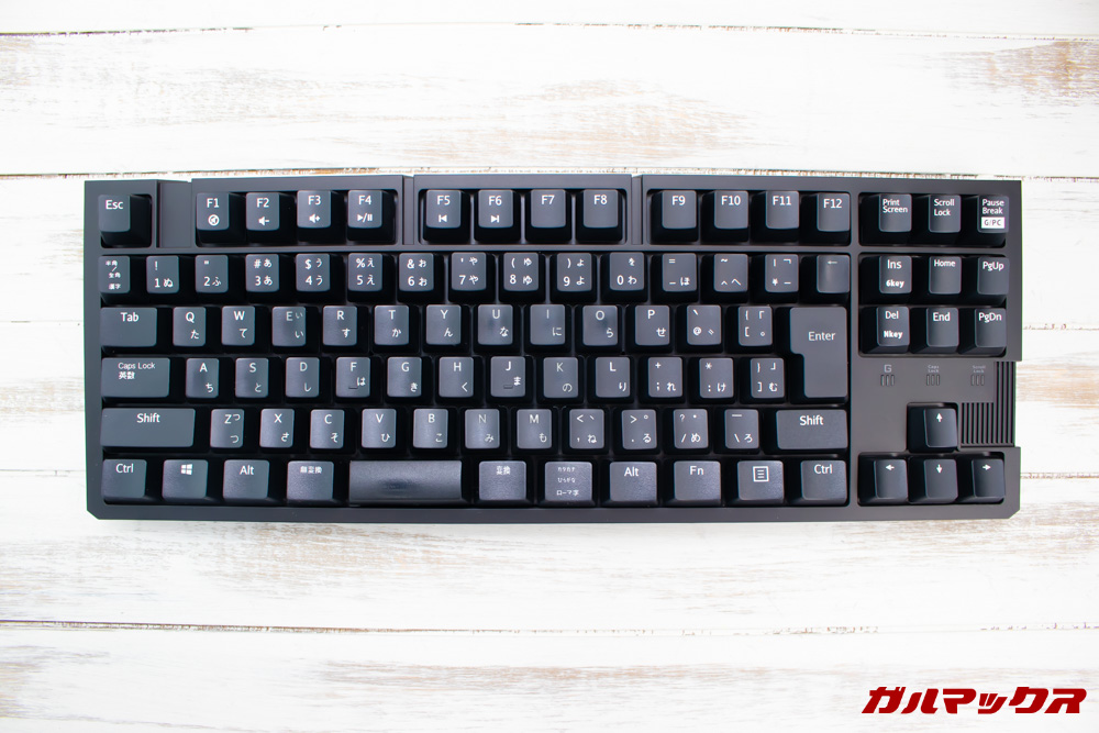 オウルテックの青軸メカニカルキーボード（OWL-KB92BLJP）はテンキーレスでコンパクト