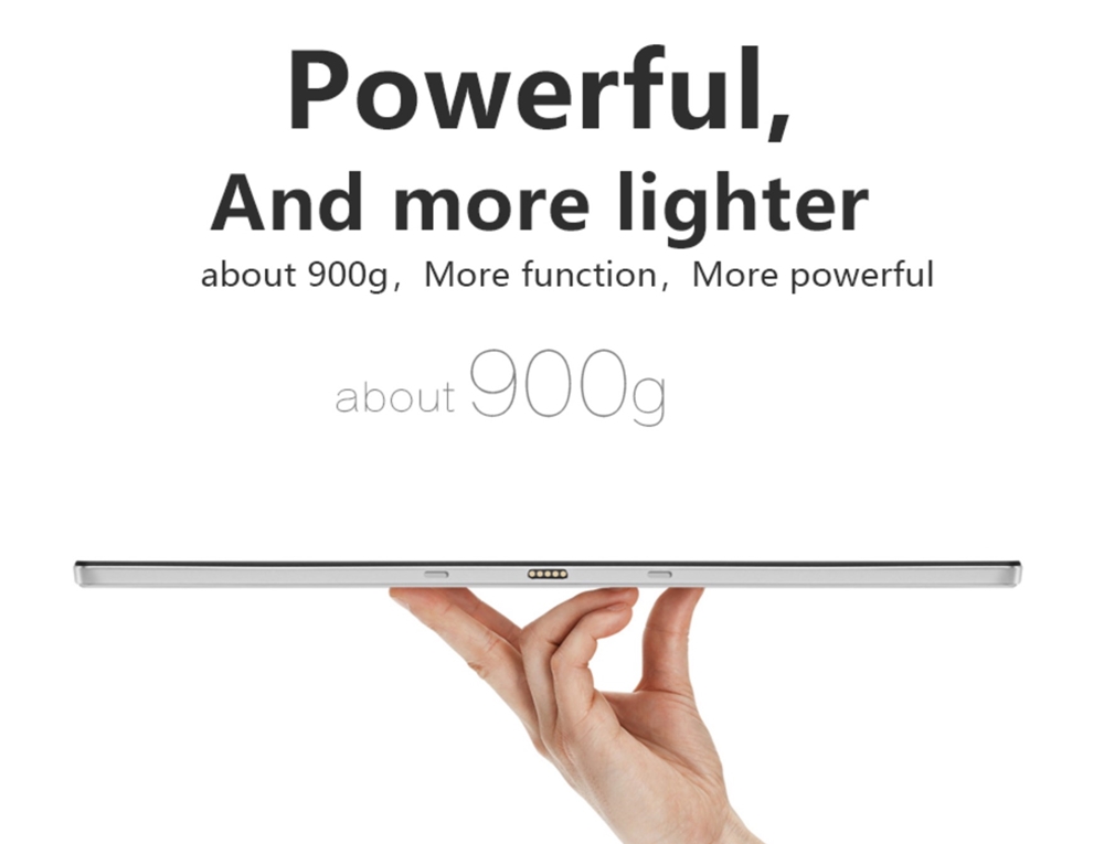 VOYO VBook i7 Plusの重量は僅か900gで超軽量。