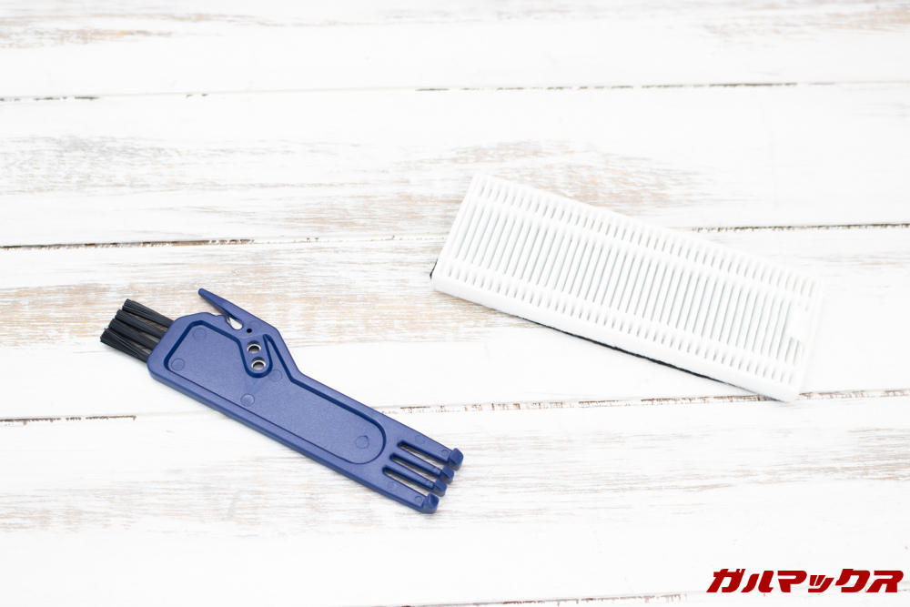 amarey A800はフィルターもスペアが付属しています。