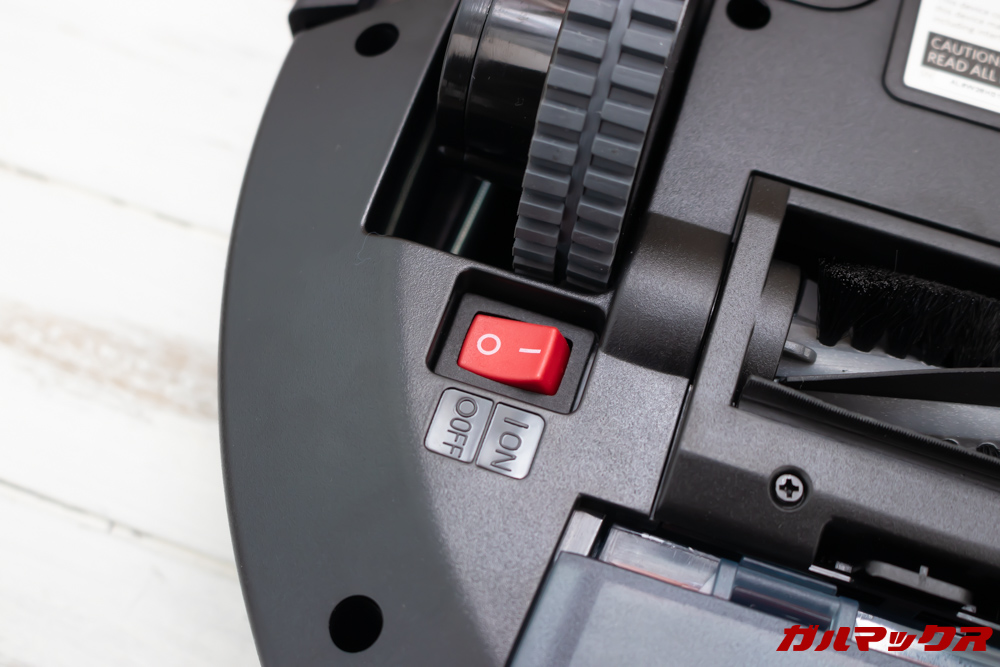 amarey A800の本体にも電源あり。