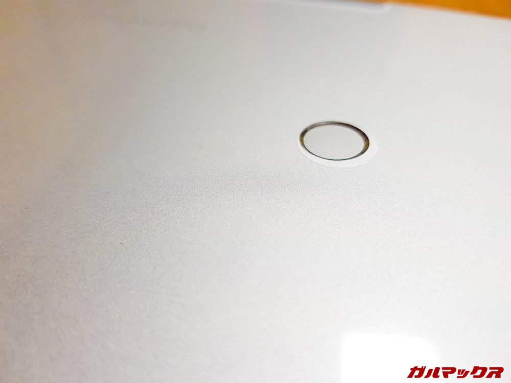 Teclast T20の指紋認証ユニットです