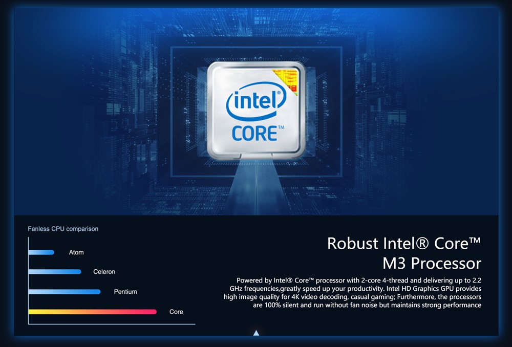 CHUWI UbookはパワフルなCore M3を搭載。メモリも大容量な8GBを搭載！