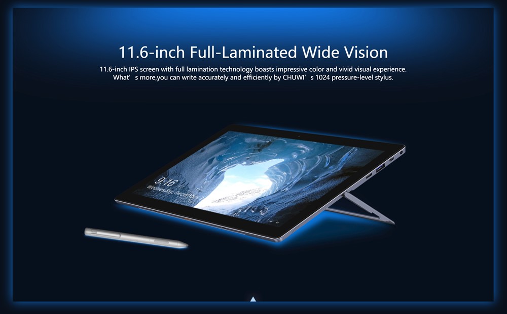 CHUWI Ubookはフルラミネーションディスプレイを搭載