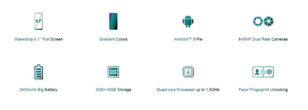 DOOGEE Y8のスペック