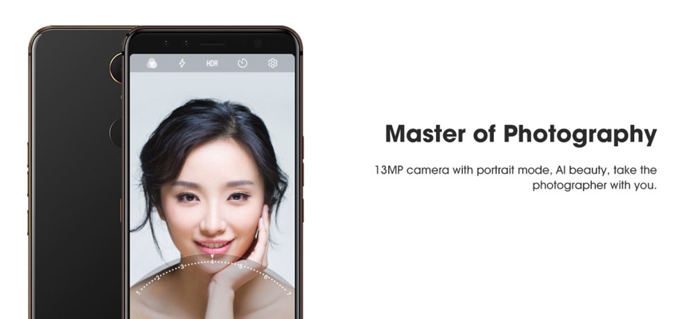 GOME U7はポートレートモードやAIビューティーモードも搭載。