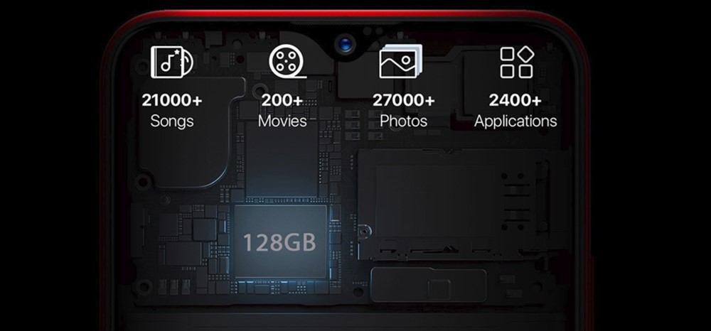 UMIDIGI F1は大容量ストレージを搭載。