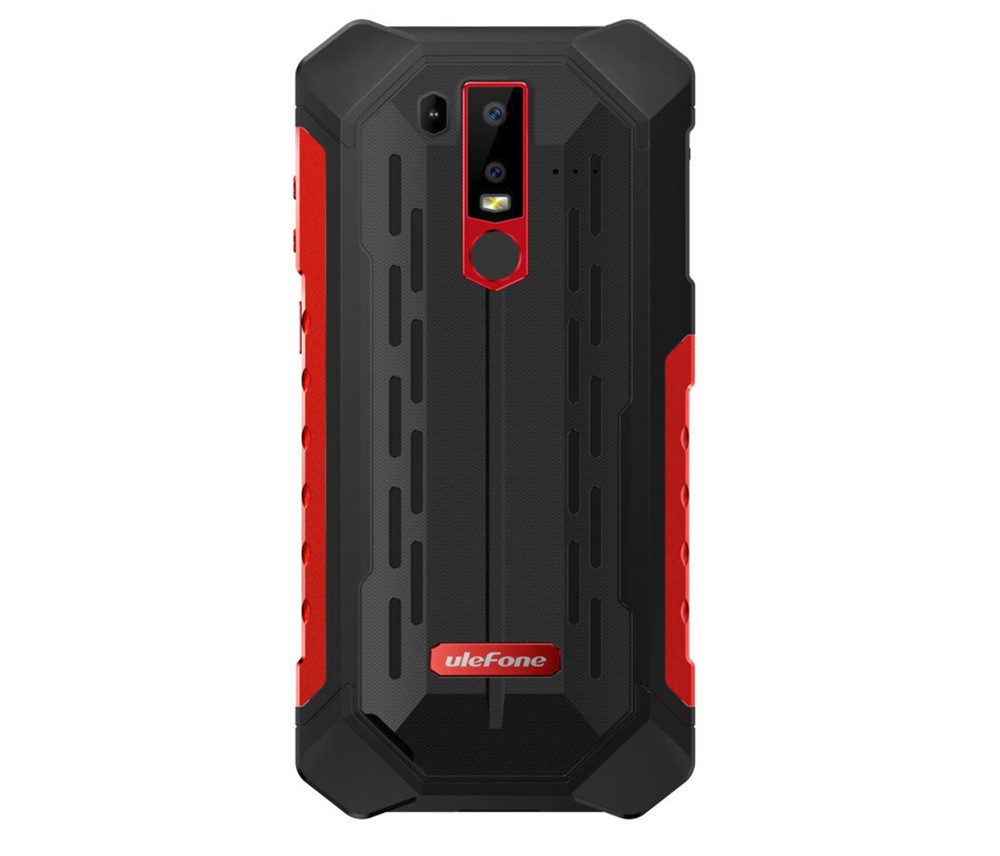 Ulefone Armor 6の背面にはデュアルカメラと指紋センサーが備わっています。