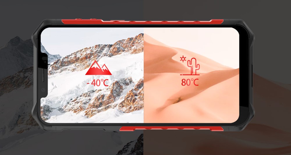 MIL-STD-810Gは-40℃から80℃での動作が可能。