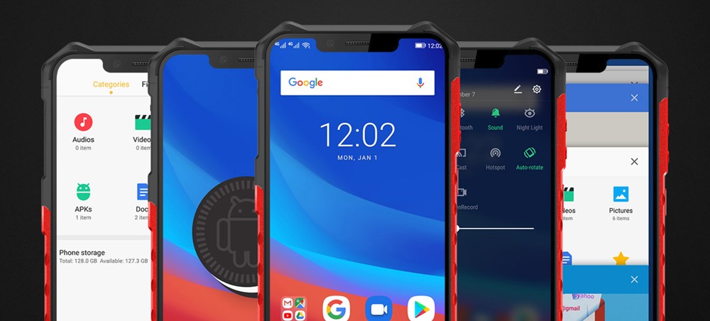 Ulefone Armor 6のOSはAndroid 8.1なので少々古いです。