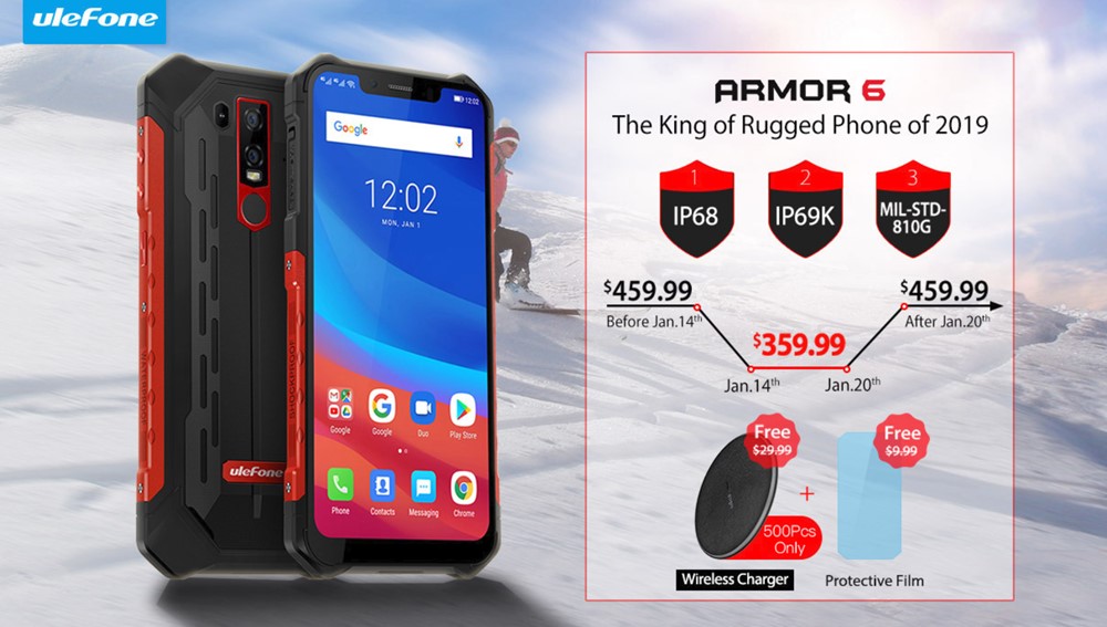 Ulefone Armor 6は初売りセール中。