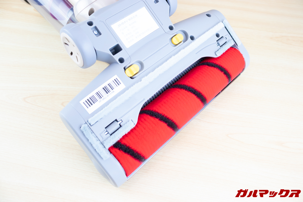 Xiaomi JV71 Vacuum Cleanerのブラシは丸いスポンジ形状。