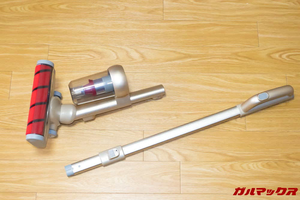 Xiaomi JV71 Vacuum Cleanerのブラシ先端とメタルホースを用意します。