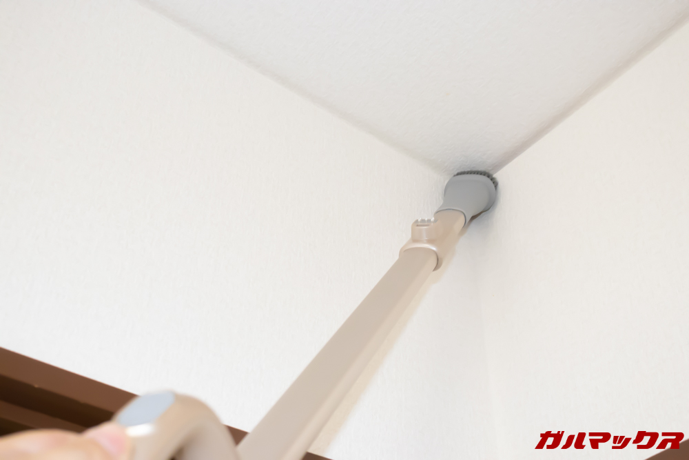 Xiaomi JV71 Vacuum Cleanerは天井付近の掃除も非常に楽です。