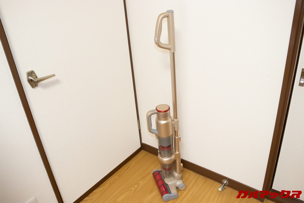 Xiaomi JV71 Vacuum Cleanerは自立するので便利。