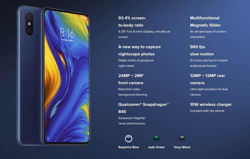 Xiaomi Mi MIX 3
