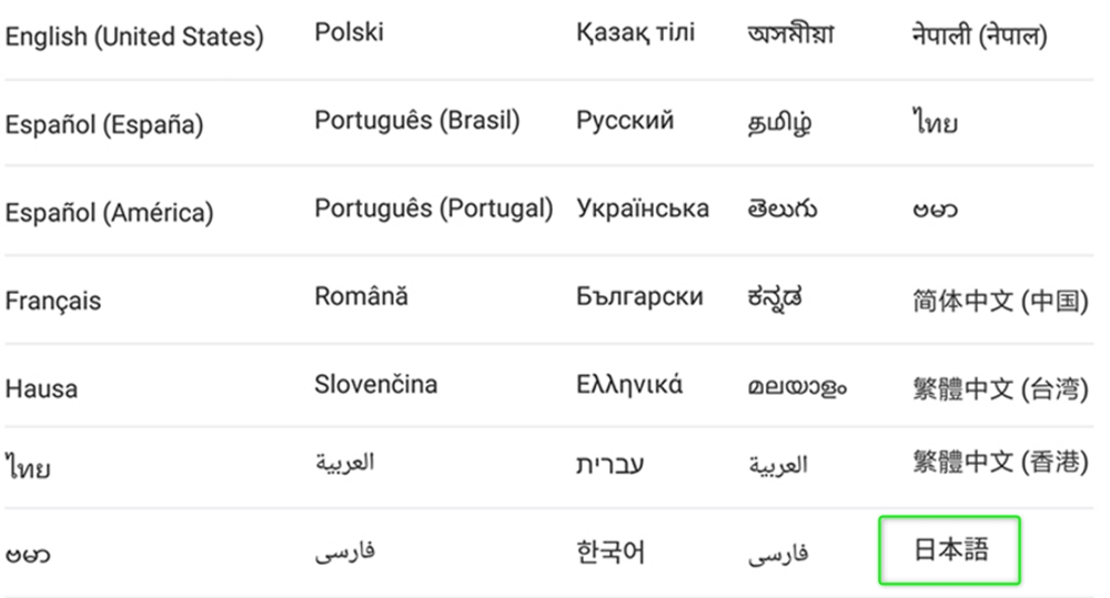 Xiaomi Mi MIX 3は日本語に対応。