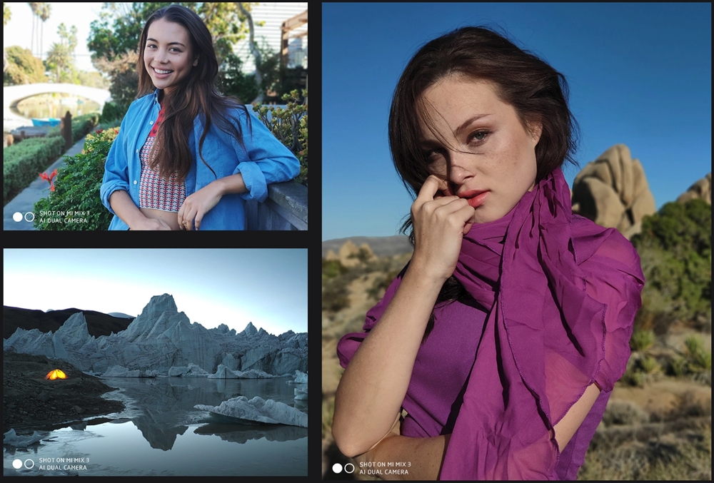 Xiaomi Mi MIX 3はAIカメラ搭載でシーンに合わせてAIがプロが撮影したような写真に仕上げてくれます。