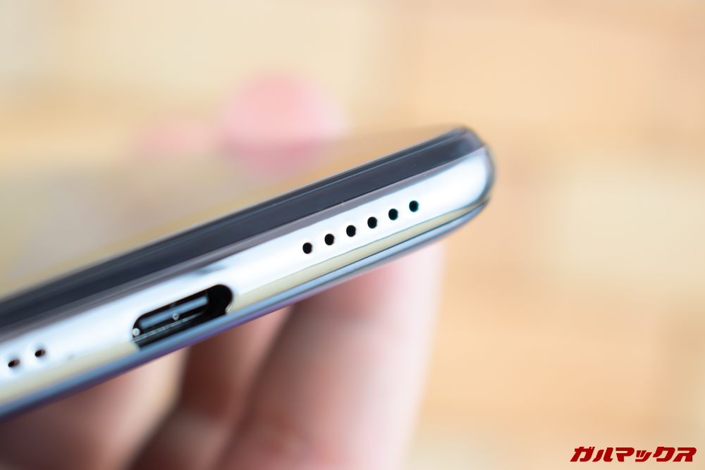 CUBOT X19のスピーカーはモノラルでした。