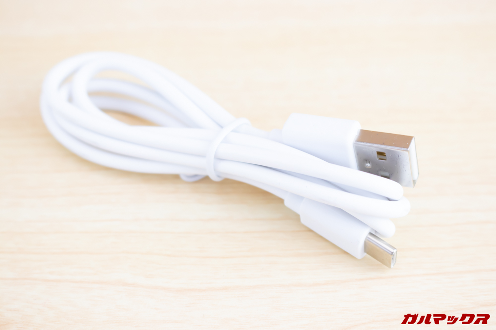CUBOT X19はUSB Type-Cケーブルが付属しています。