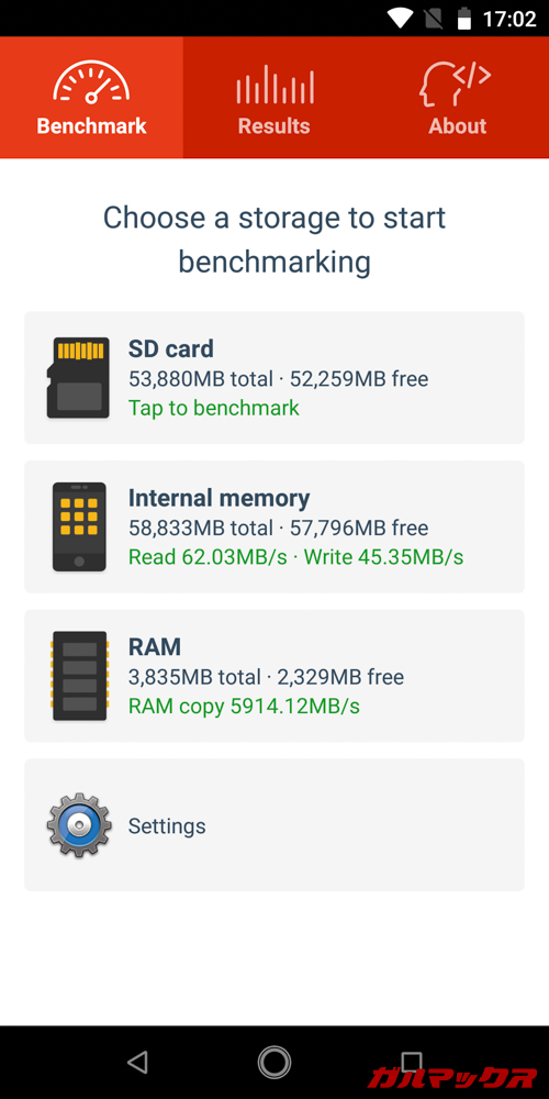 CUBOT X19に搭載されているメモリやストレージは速度が遅いです。