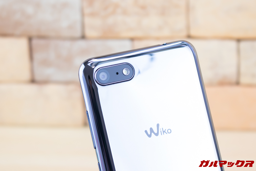 Wiko Tommy3 Plusの背面には1300万画素のシングルカメラが備わっています。