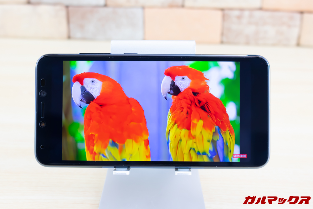 Wiko Tommy3 Plusは動画再生もコマ落ち無く動作します。