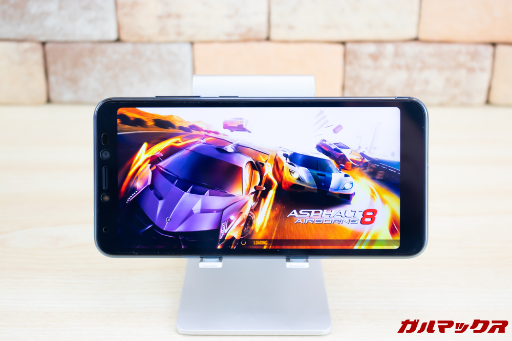 Wiko Tommy3 Plusはアスファルト8レベルのゲームなら遊ぶことが出来た。