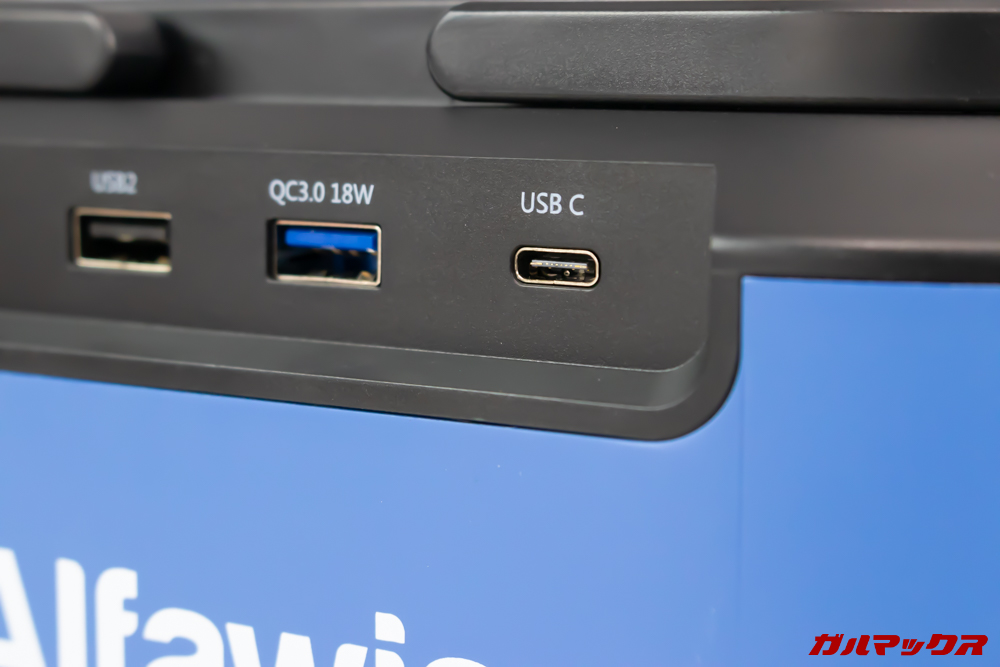 Alfawise S420はUSB Type-C端子も備えてます。