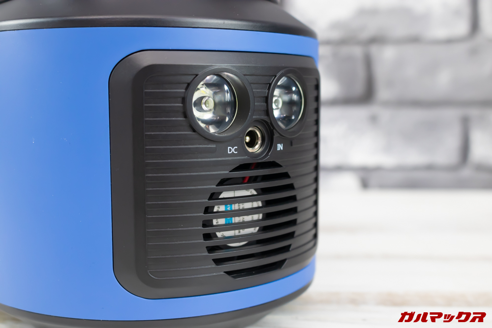 Alfawise S420はライトが付属してました。