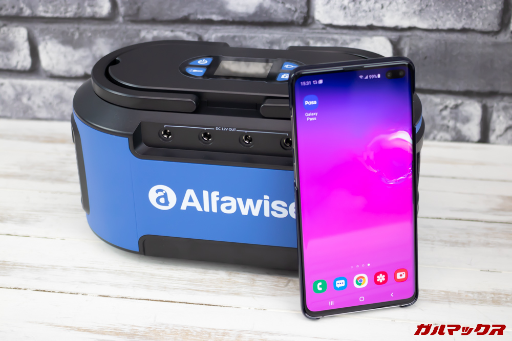 Alfawise S420は案外コンパクトな筐体サイズです。