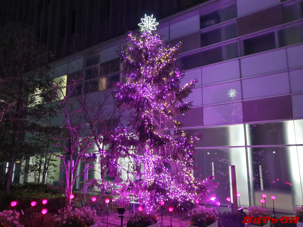 「Galaxy S10」で撮影した夜景写真。