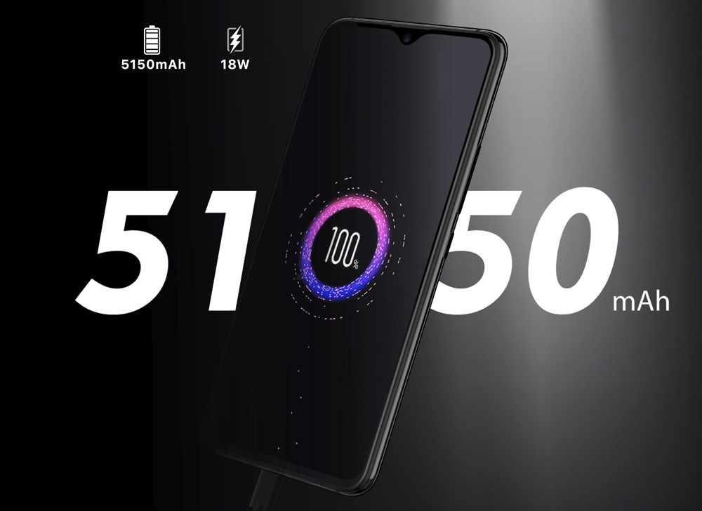 UMIDIGI S3 Proは5150mAhバッテリーを搭載。