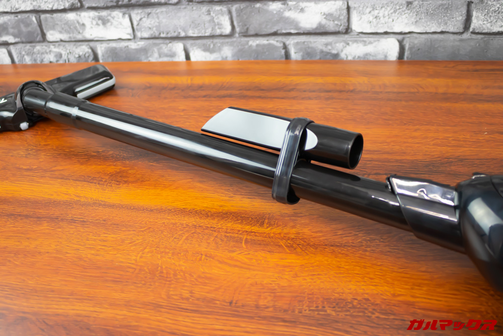 マキタのターボ・60(通販生活限定モデル)のノズルホースの長さは調整できないタイプ。