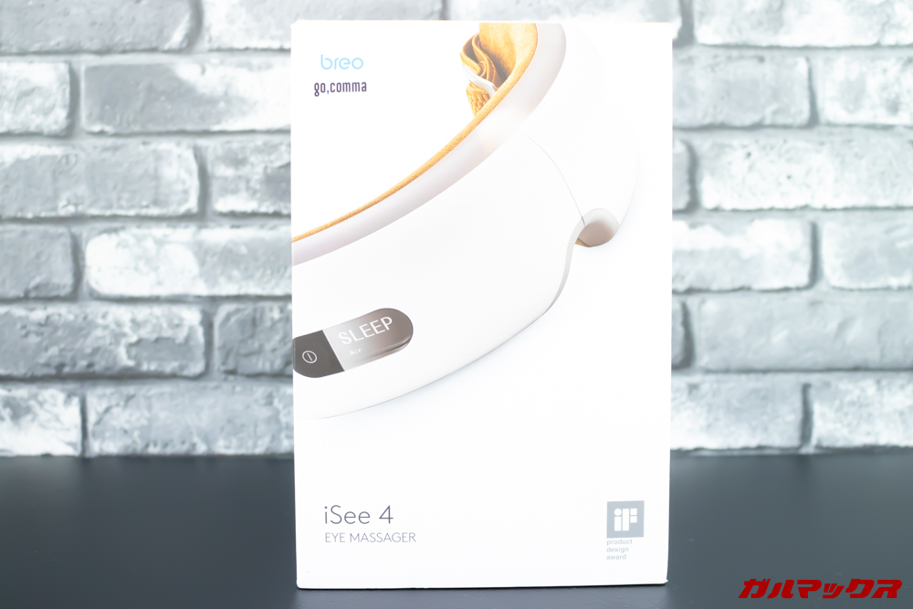 Breo Isee4の外箱は製品写真の入っているパッケージでした。