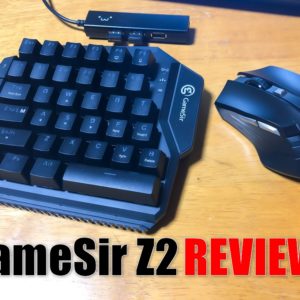GameSir Z2のレビュー！片手用ゲーミングメカニカルキーボード＆マウス！